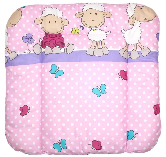 PRIMAWELA Wickelauflage Baby Wickeltischauflage Schäfchen Motiv