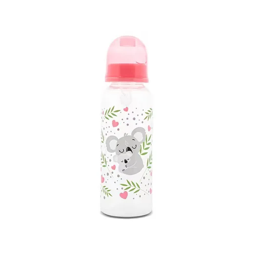 BABY CARE Babyflasche Simple 250 ml Tiere mit Deckel ab Geburt