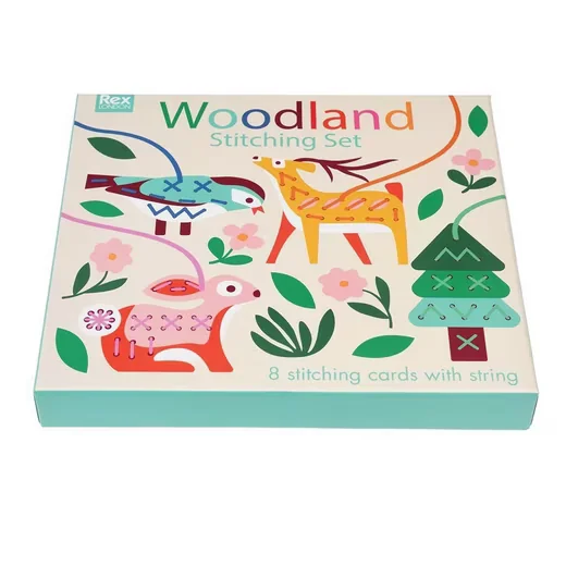 REX LONDON Lernspielzeug Fädelspiel Woodland Animals Motorikspiel