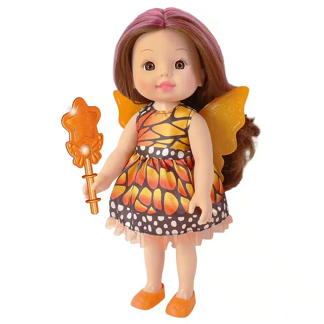 BESTTOY Babypuppe Stehpuppe Jana Fee brünett ca 30 cm Spielzeug