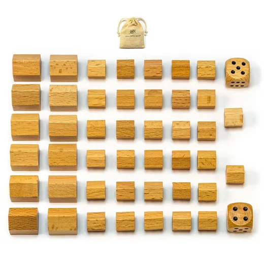 WALDFELSEN ERSATZTEILE Häuser und Hotels aus HOLZ für MONOPOLY