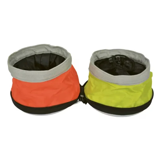 PETS TRAVEL Faltbarer Reisenapf 2in1 Trinknapf Futternapf Hundenapf