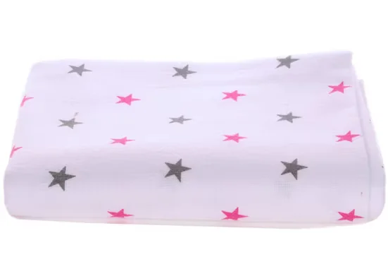 LA BORTINI Baby Spucktuch Wickeltuch 78 x 120 cm Betttuch