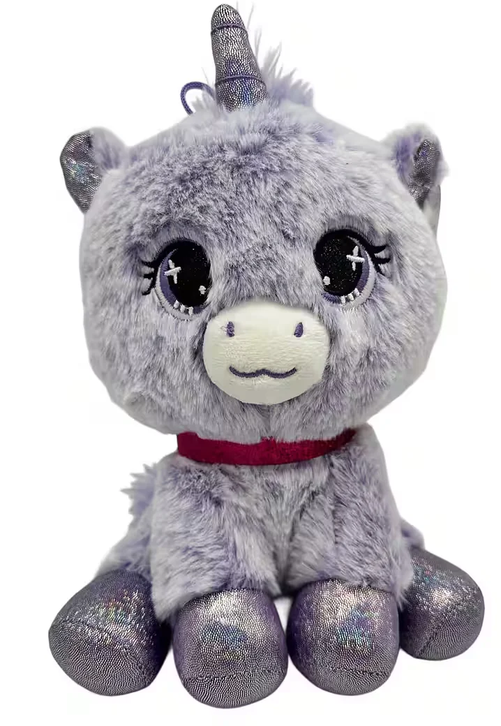 SOMA Einhorn Kuscheltier Plüschtier XXL lila Glitzer 25 cm Geschenk