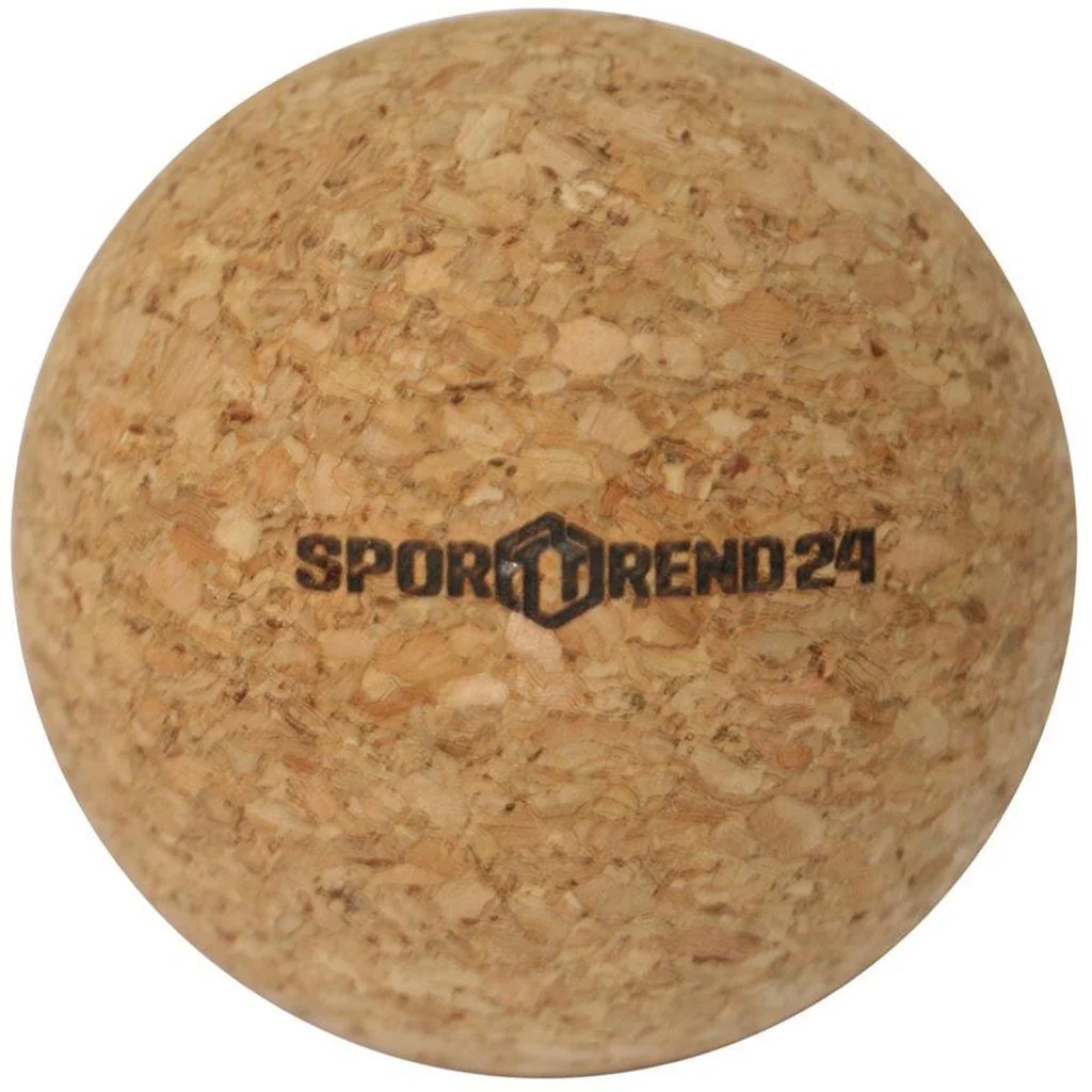 SPORTTREND 24 Massageball Faszienball Cork 6,5 cm Triggerpunkt