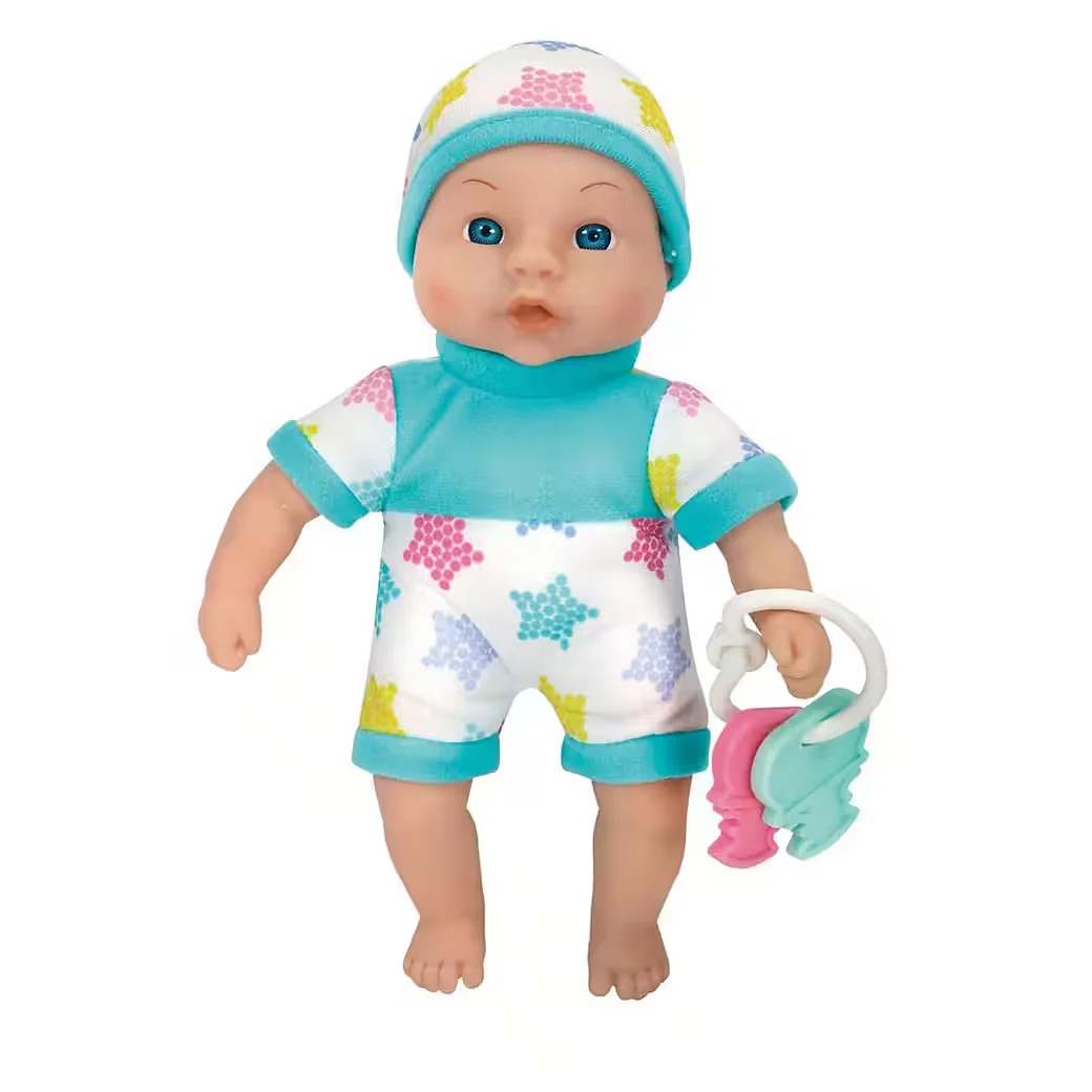 BESTTOY Babypuppe Luisa mit Pflegezubehör ca 20 cm Spielzeug Set