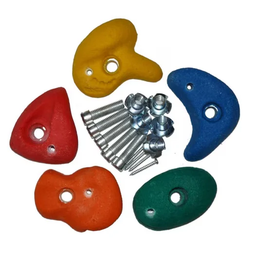 LOGGYLAND Kletterwand Klettersteine klein 5 Stück rutschfest bei Nässe