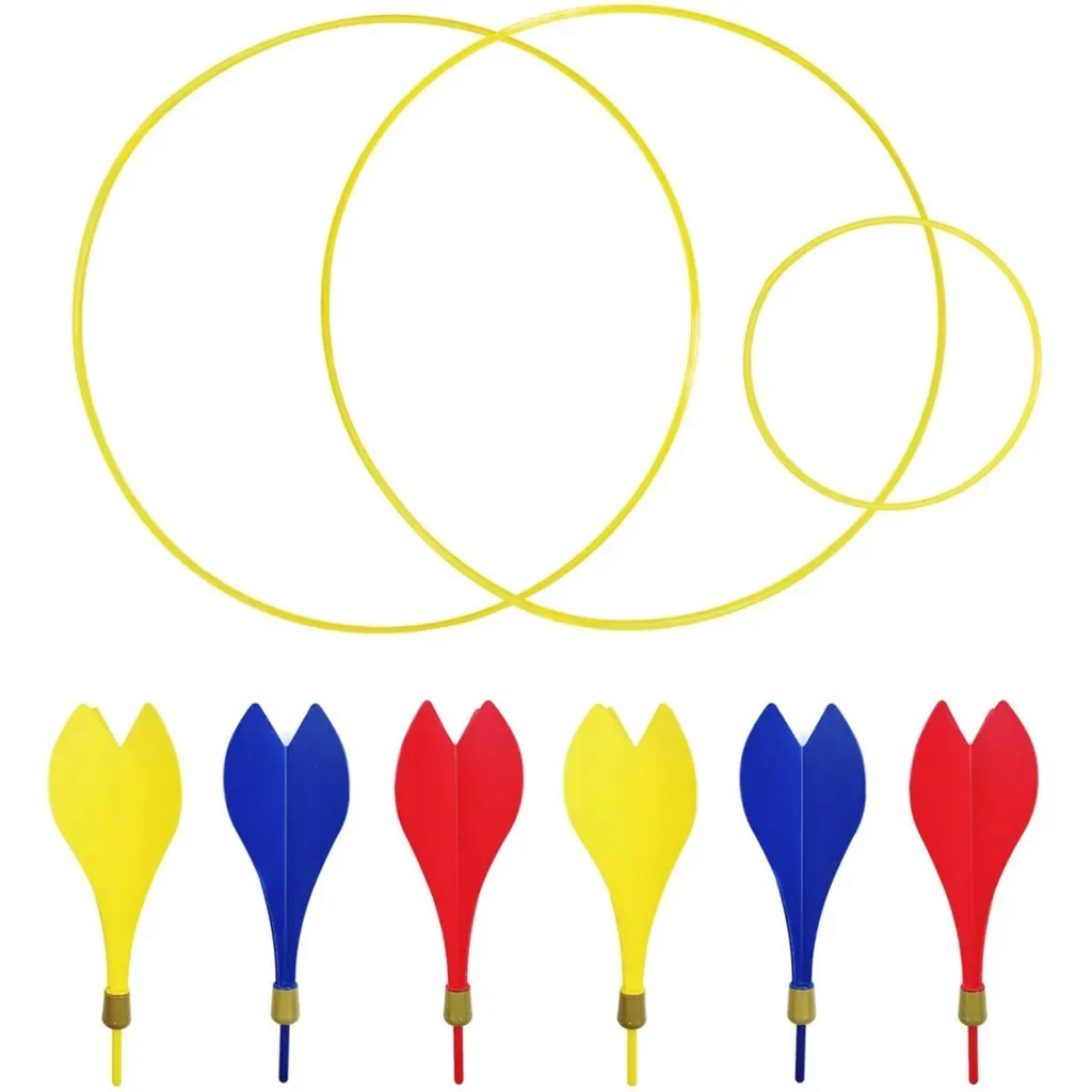 ENERO Outdoor Dartspiel Wurfspiel für Garten Strand Kinder Erwachsene