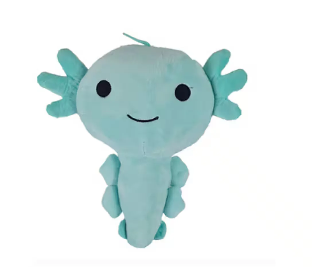SOMA Axolotl Kuscheltier 30 cm Plüschtier weich türkis Geschenk für Kinder