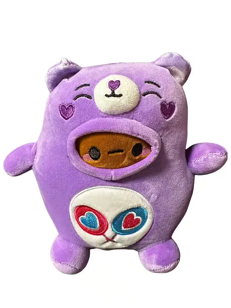 KAWAII Glücksbärchi Kuscheltier lila Plüschtier Figur