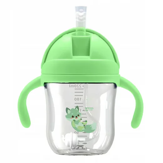 FESTIVALARTIKEL EVI Sippy Cup 220ml Trinklernbecher Strohhalm BPA frei
