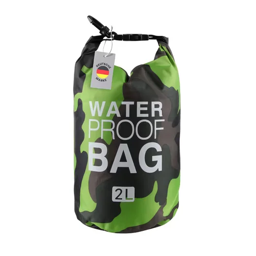 BESTLIVINGS Drybag Schwimmbeutel 28 x 18 cm Camouflage wasserdicht