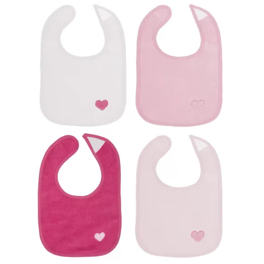 BIECO Baby Lätzchen 4er Pack wasserdicht abwaschbar Schlabberlatz