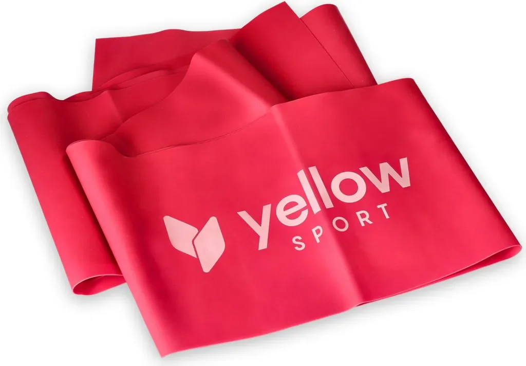 yellowSPORT yellowFLAT BAND Übungsband Rot 15x200 cm 2-4 kg Widerstand